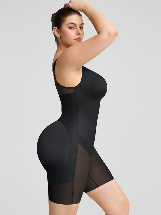 Wholesale Wide Elastic Fajas Colombianas Full Bust Compression Tummy Control Body Shaper