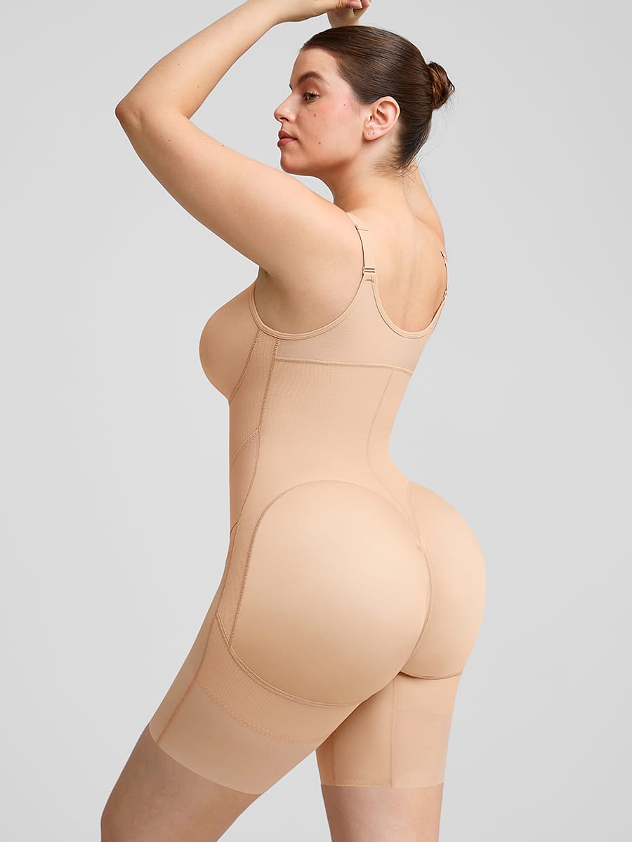 Wholesale Wide Elastic Fajas Colombianas Full Bust Compression Tummy Control Body Shaper