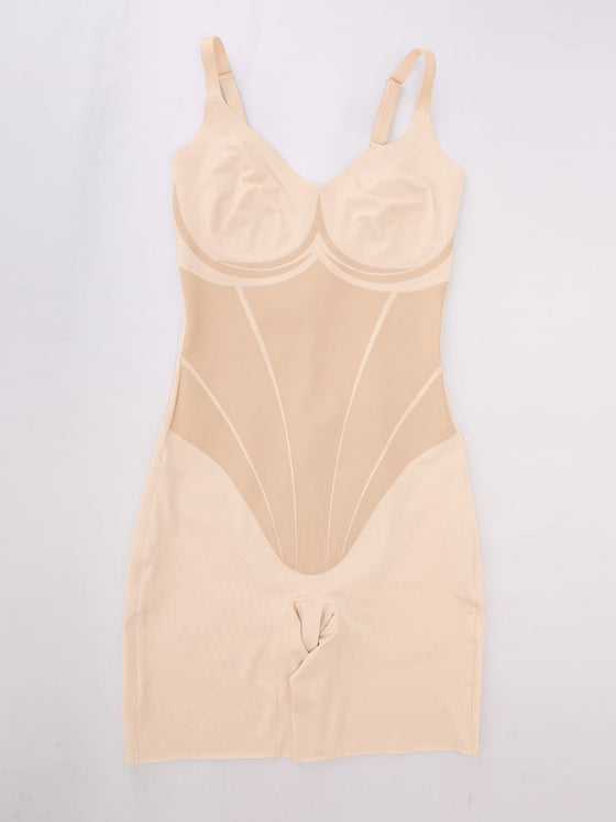 Wholesale Liquid LYCRA™ Light Control V-Neck Traceless Boyshort Bodysuit SPU