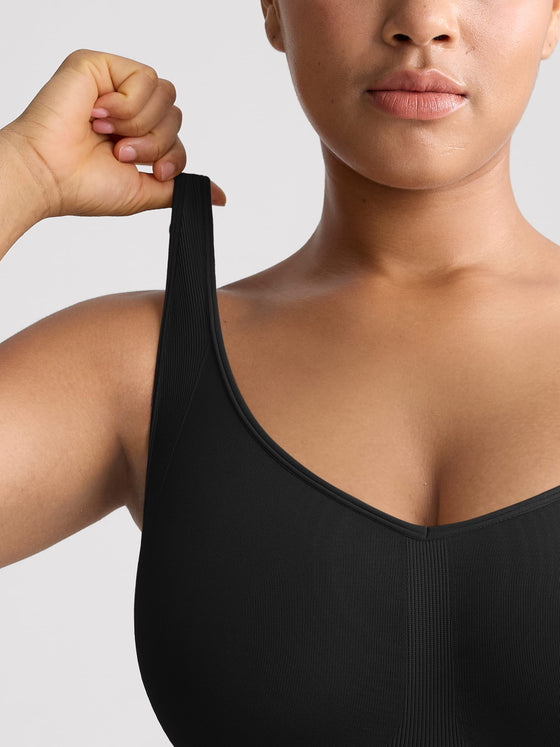 Wholesale Easy-Off Seamless Butt-Lifting Shapewear Bodysuit with Tummy Control & Bathroom Access SPU