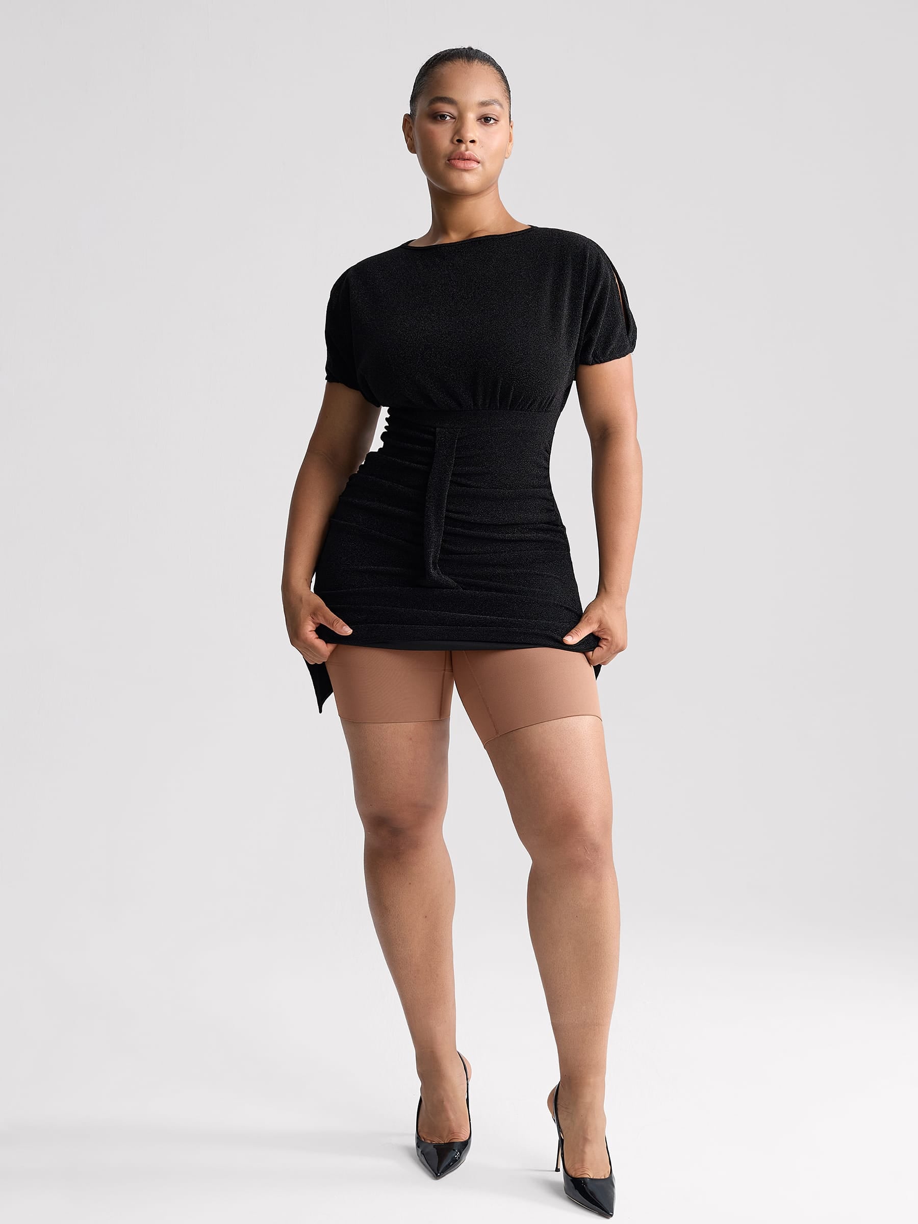 Wholesale Easy-Off Seamless Butt-Lifting Shapewear Bodysuit with Tummy Control & Bathroom Access SPU