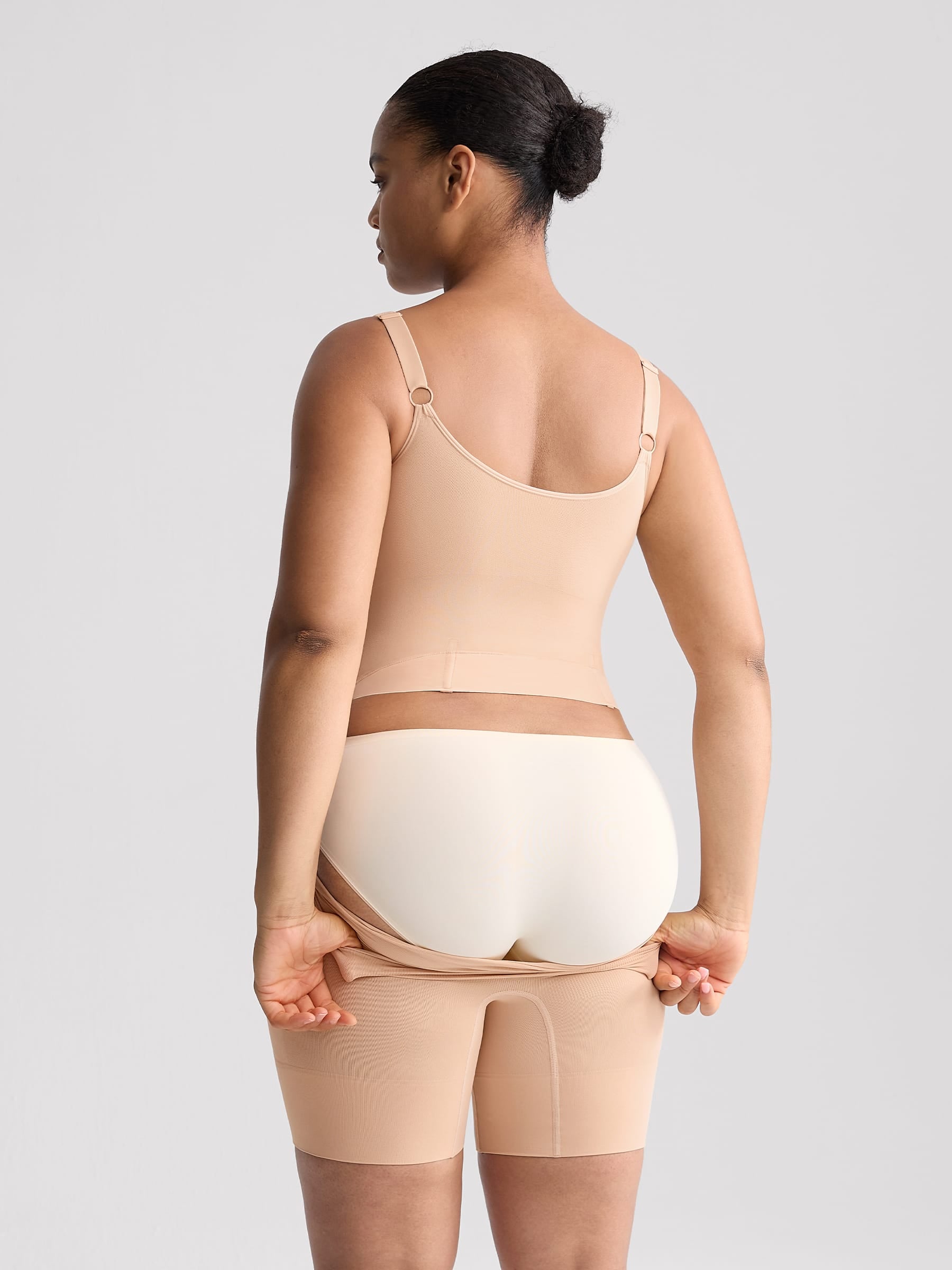 Wholesale Easy-Off Seamless Butt-Lifting Shapewear Bodysuit with Tummy Control & Bathroom Access SPU