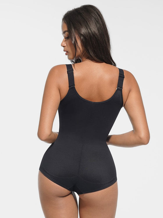 Wholesale High-Elastic Bust Support Antibacterial Crotch Shaping Bodysuit