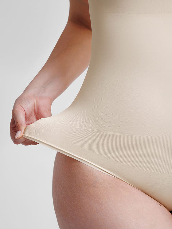 Wholesale🌿 Eco-friendly Seamless Outerwear Belly Control Thong Bodysuit SPU