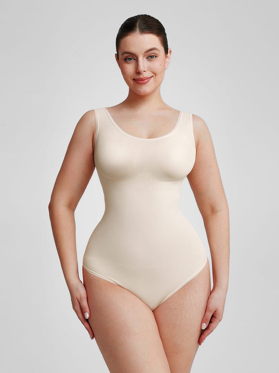 Wholesale🌿 Eco-friendly Seamless Outerwear Belly Control Thong Bodysuit SPU