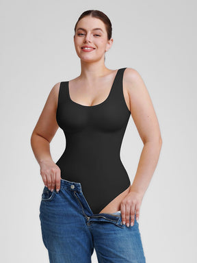 Wholesale🌿 Eco-friendly Seamless Outerwear Belly Control Thong Bodysuit SPU