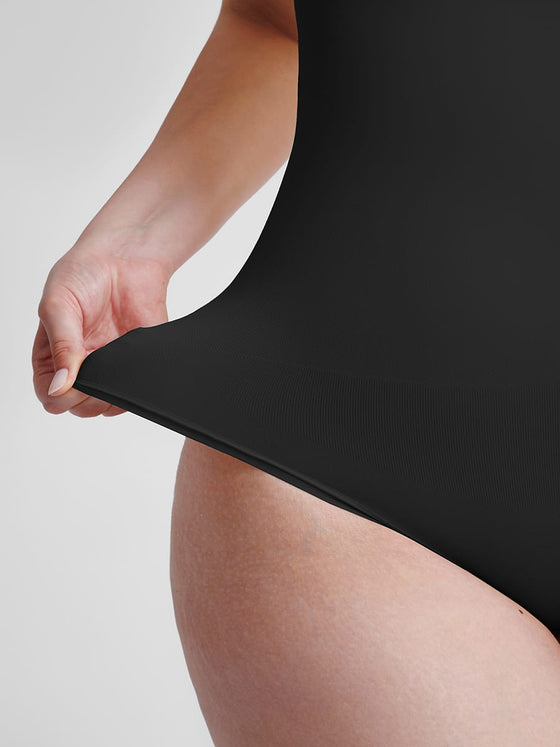 Wholesale🌿 Eco-friendly Seamless Outerwear Belly Control Thong Bodysuit SPU
