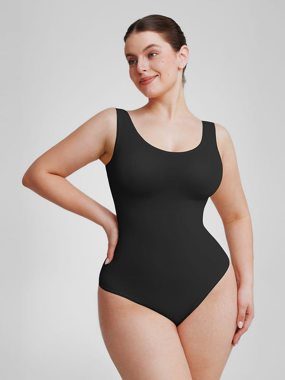 Wholesale🌿 Eco-friendly Seamless Outerwear Belly Control Thong Bodysuit SPU