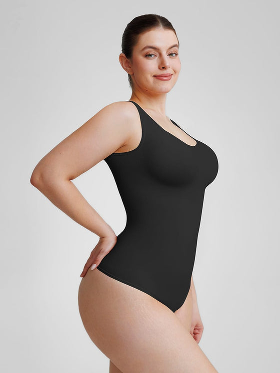 Wholesale🌿 Eco-friendly Seamless Outerwear Belly Control Thong Bodysuit SPU
