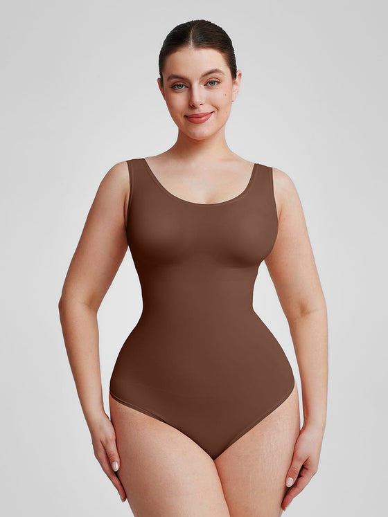 Wholesale🌿 Eco-friendly Seamless Outerwear Belly Control Thong Bodysuit SPU
