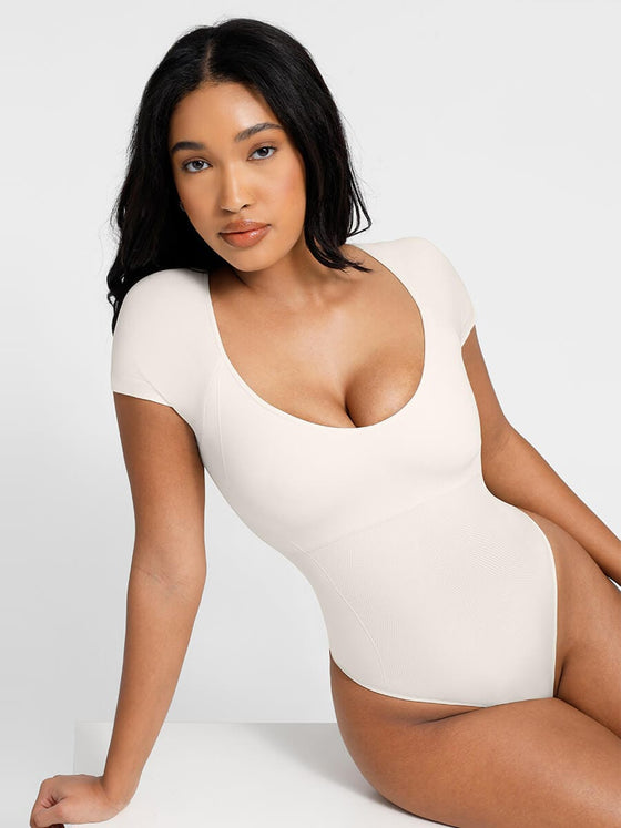 Wholesale 🌿Eco-friendly Seamless Super Strong Chest Support Shapewear Bodysuit SPU