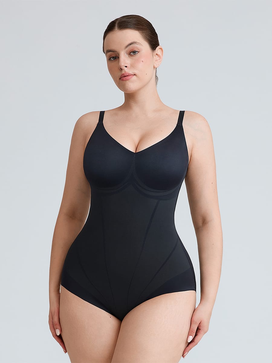 Wholesale Liquid LYCRA™ Light Shaping V-Neck Bodybriefer SPU