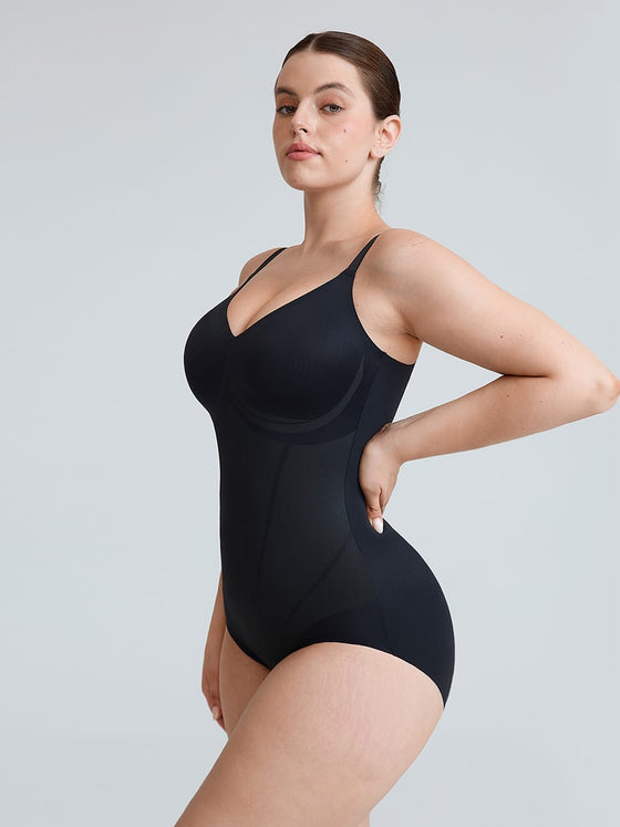 Wholesale Liquid LYCRA™ Light Shaping V-Neck Bodybriefer SPU