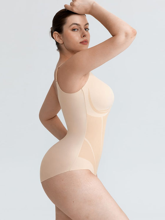 Wholesale Liquid LYCRA™ Light Shaping V-Neck Bodybriefer SPU