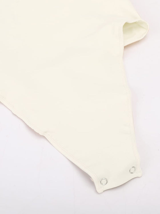Wholesale Seamless V Neck Ruched Bust Tummy Control Thong Shaping Bodysuit SPU
