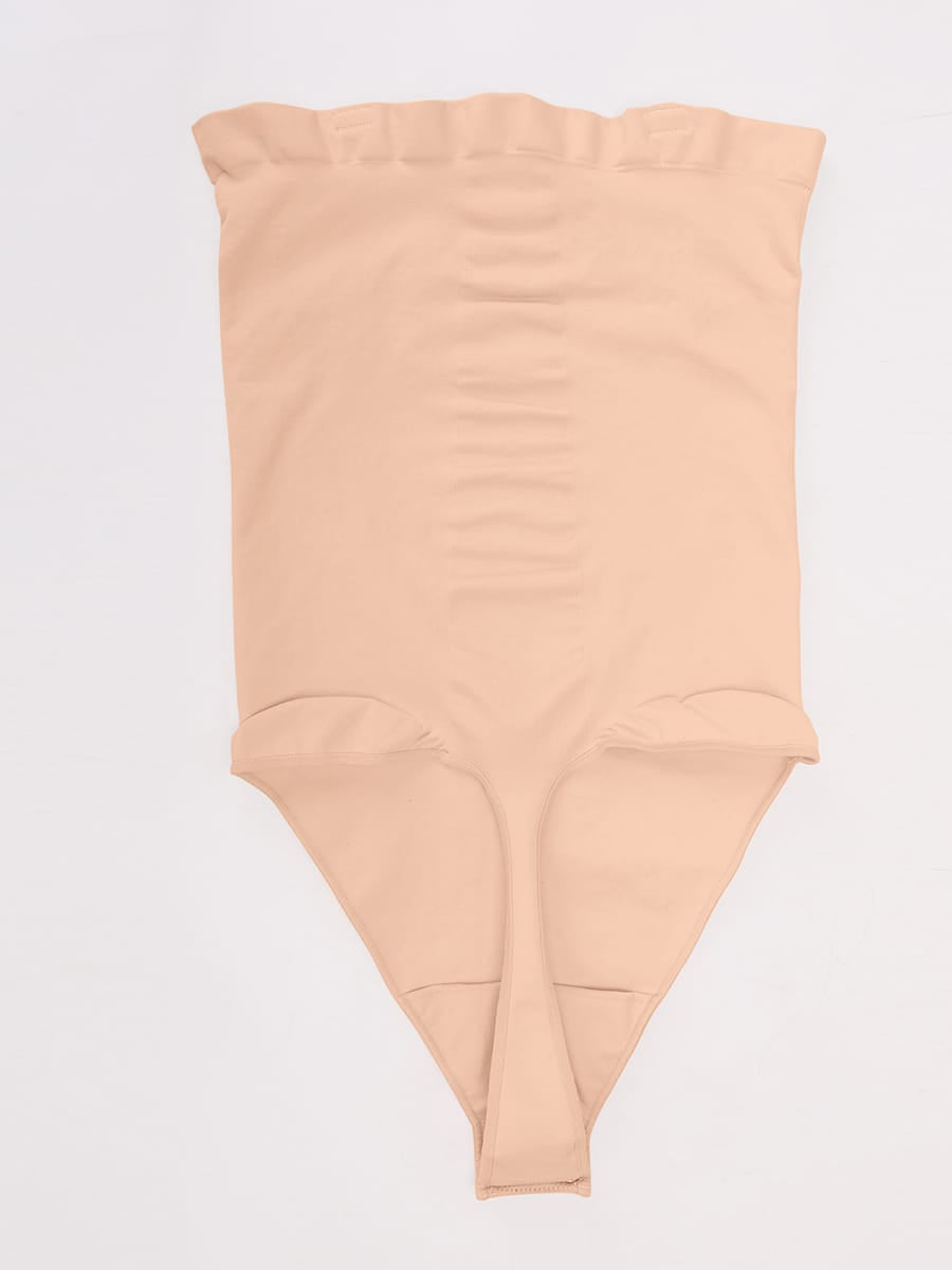 Wholesale Seamless Buttery Soft Strapless Tummy Control  Thong Bodysuit SPU