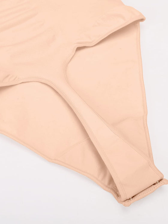 Wholesale Seamless Buttery Soft Strapless Tummy Control  Thong Bodysuit SPU