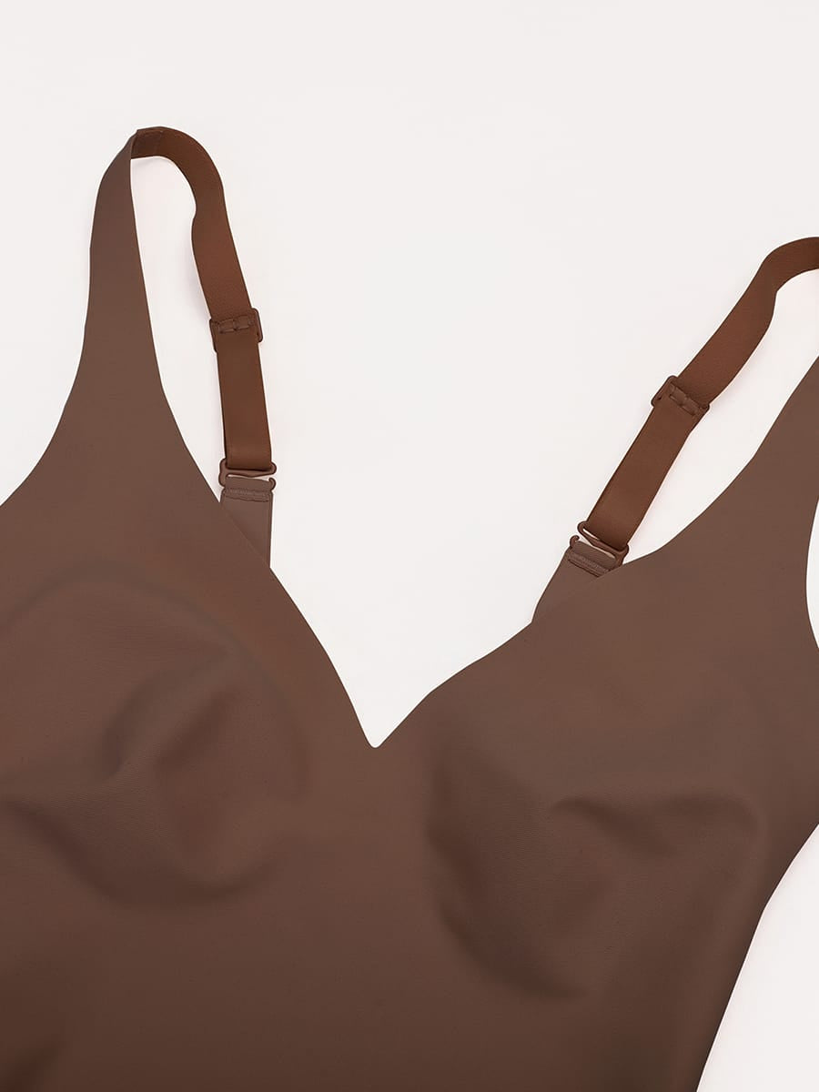 Wholesale Unlined Plunge Thong Bodysuit with No Panty Lines SPU