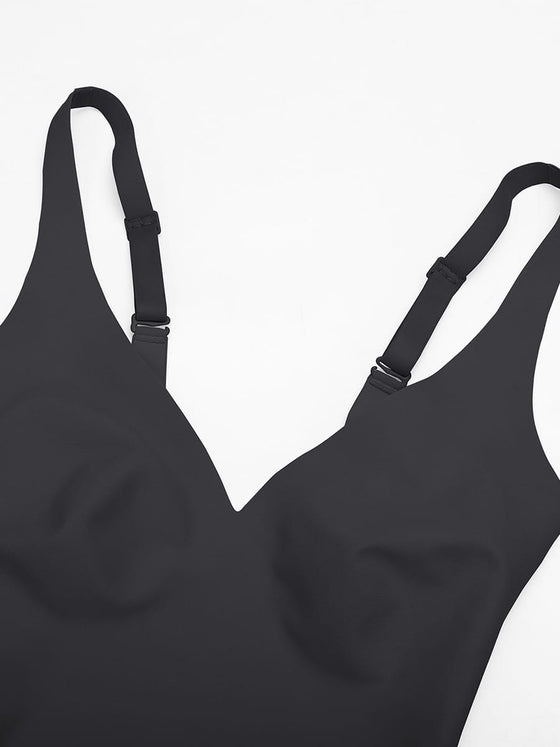 Wholesale Unlined Plunge Thong Bodysuit with No Panty Lines SPU
