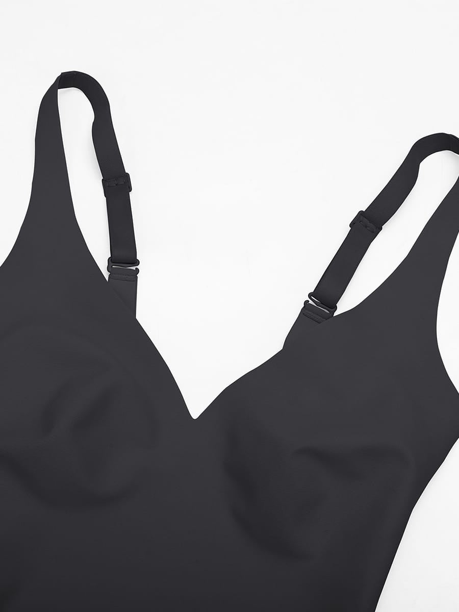 Wholesale Unlined Plunge Thong Bodysuit with No Panty Lines SPU