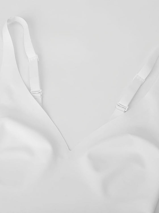 Wholesale Unlined Plunge Thong Bodysuit with No Panty Lines SPU