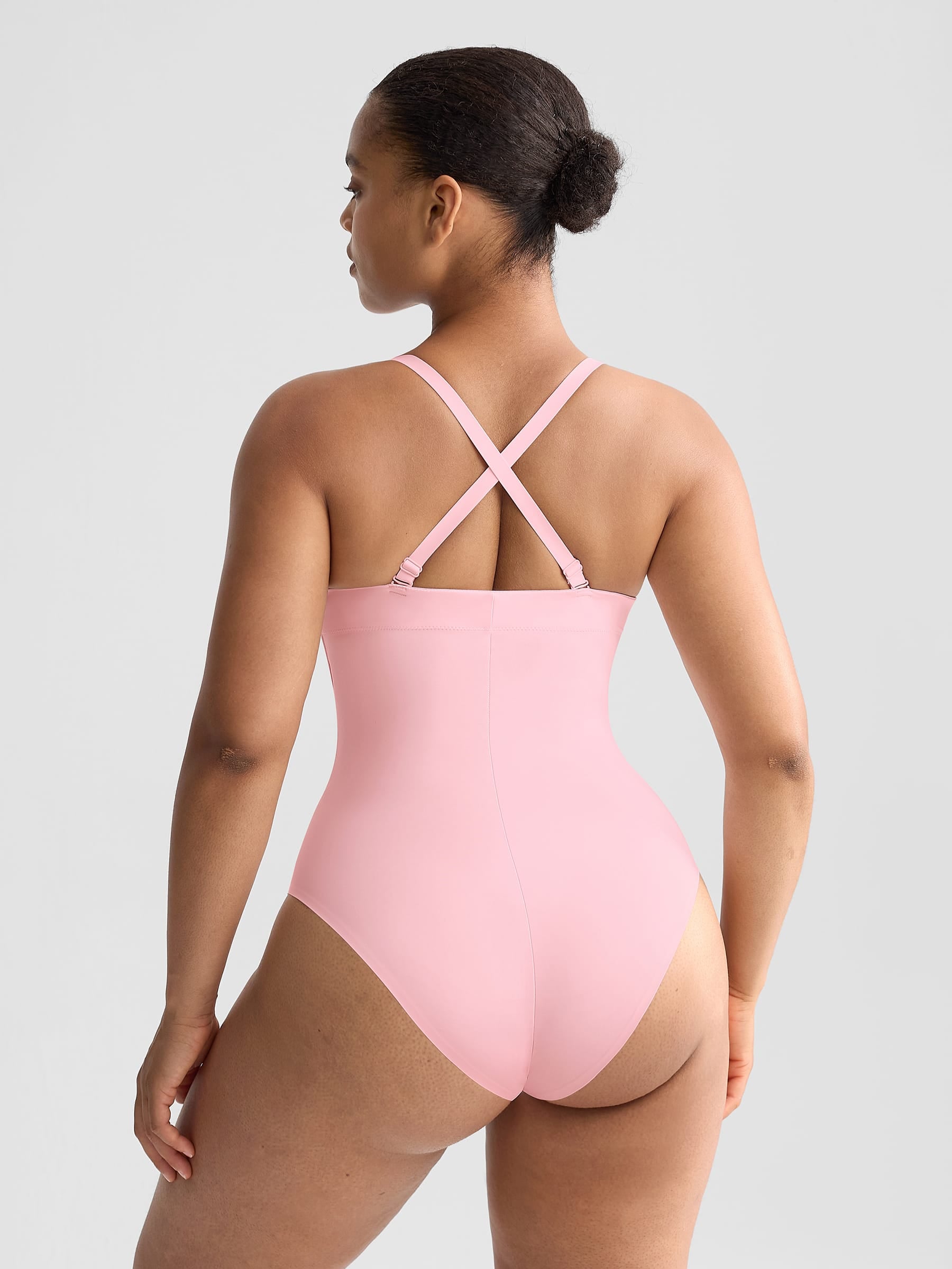 Wholesale Padded V-Neck Thong Bodysuit SPU