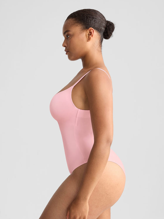 Wholesale Padded V-Neck Thong Bodysuit SPU