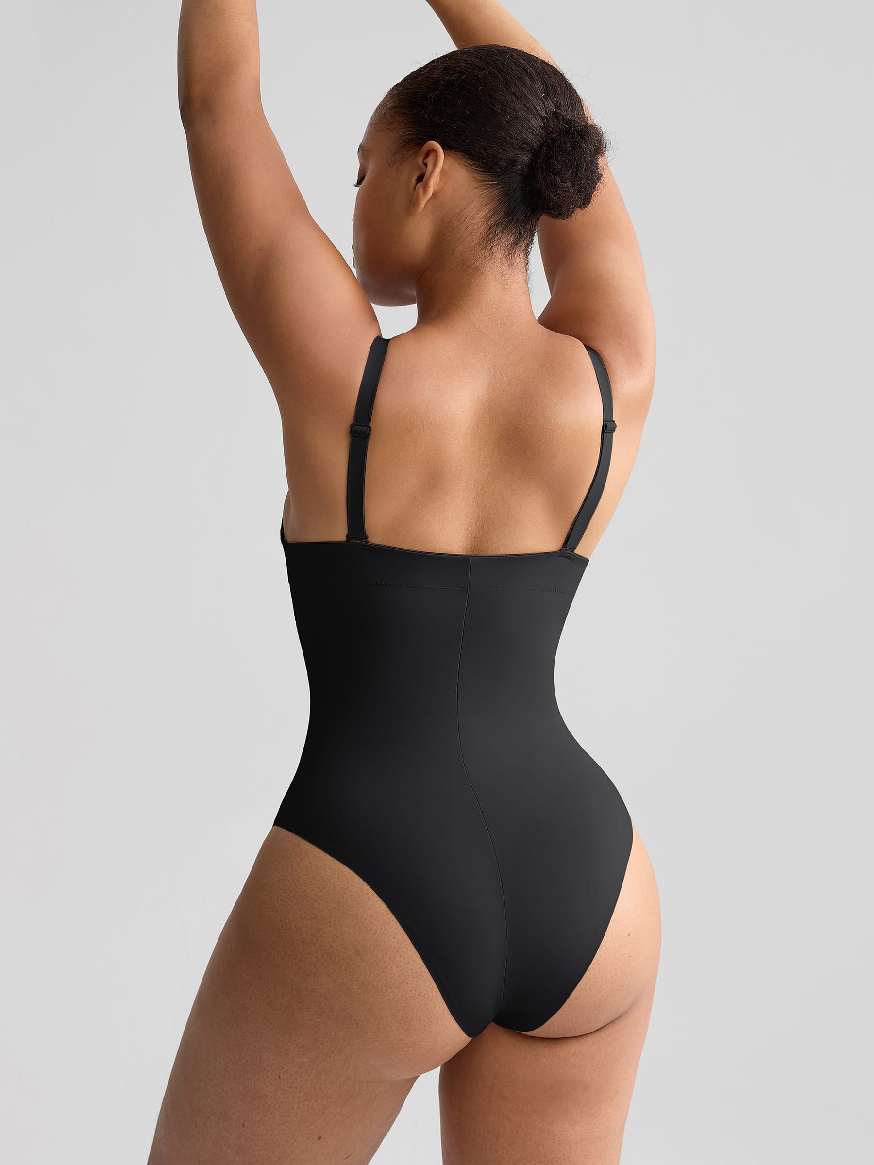 Wholesale Padded V-Neck Thong Bodysuit SPU