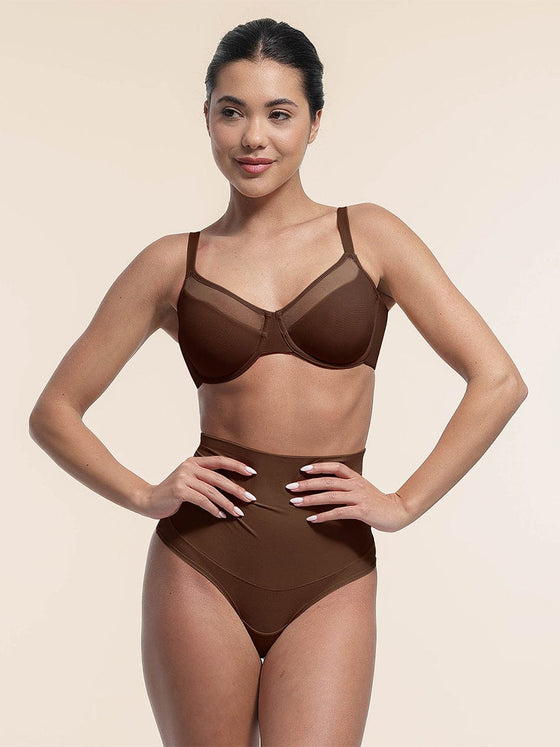 Wholesale Sexy Mesh Full Coverage Unlined Underwire Bra with Adjustable Straps