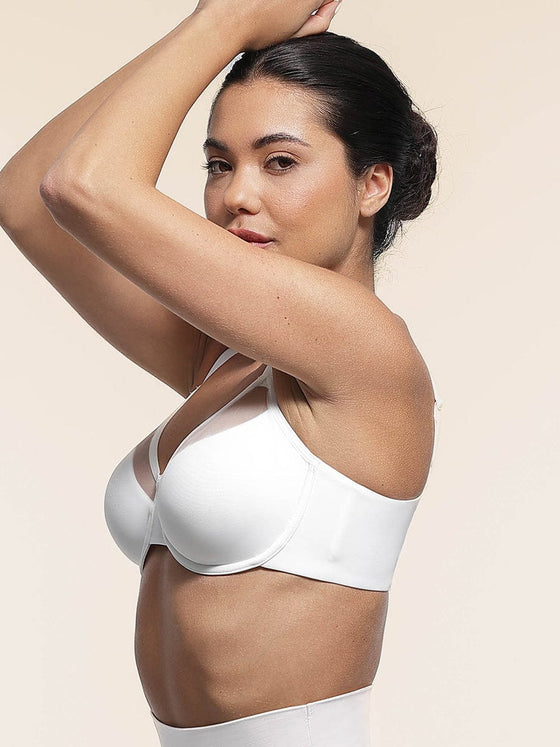 Wholesale Sexy Mesh Full Coverage Unlined Underwire Bra with Adjustable Straps