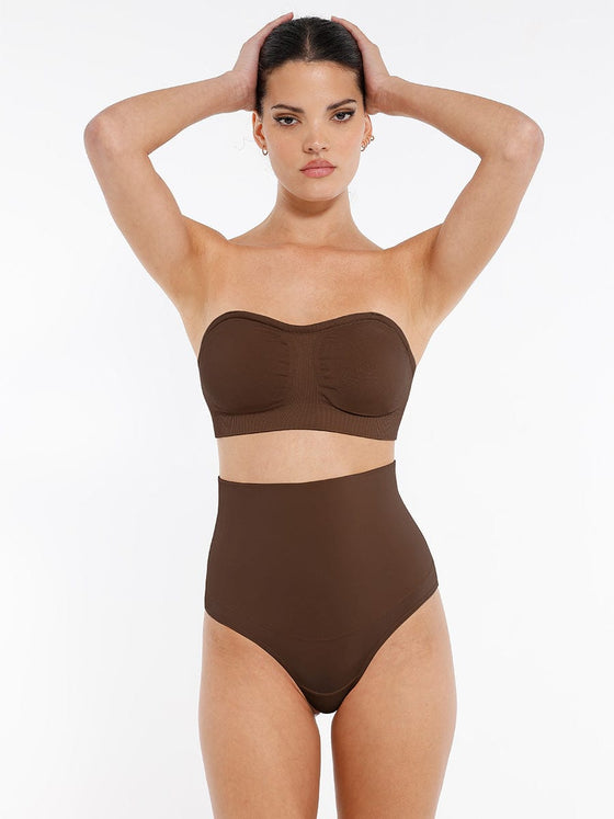 Wholesale Seamless Strapless Wireless Breast Support Bra with Removable Cup Pad