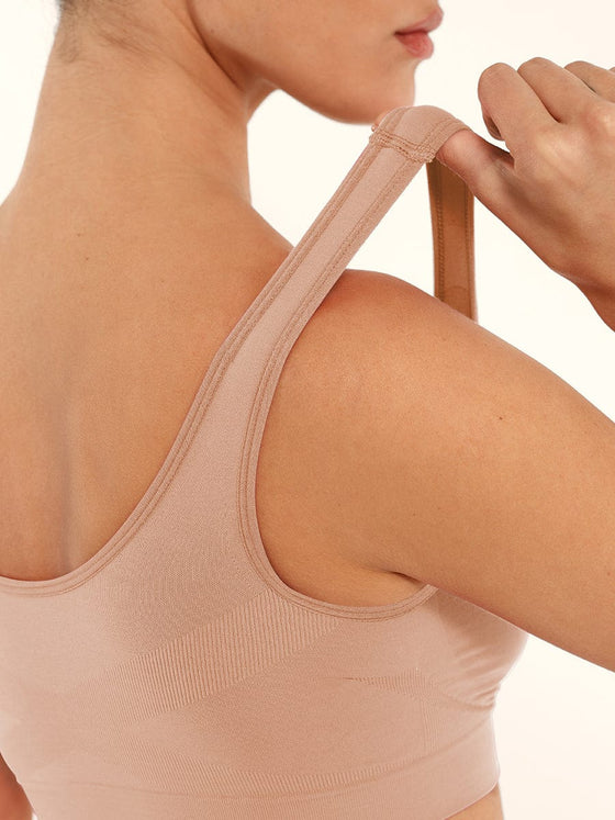 Wholesale Seamless Shaping Bust Support Wider Back Bra