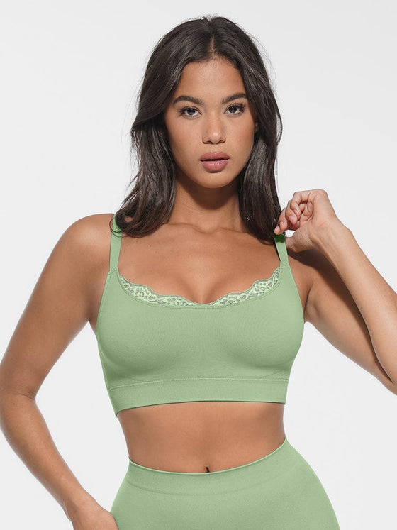 Wholesale Seamless Scoop Smooth Back Fat Bralettes Bras