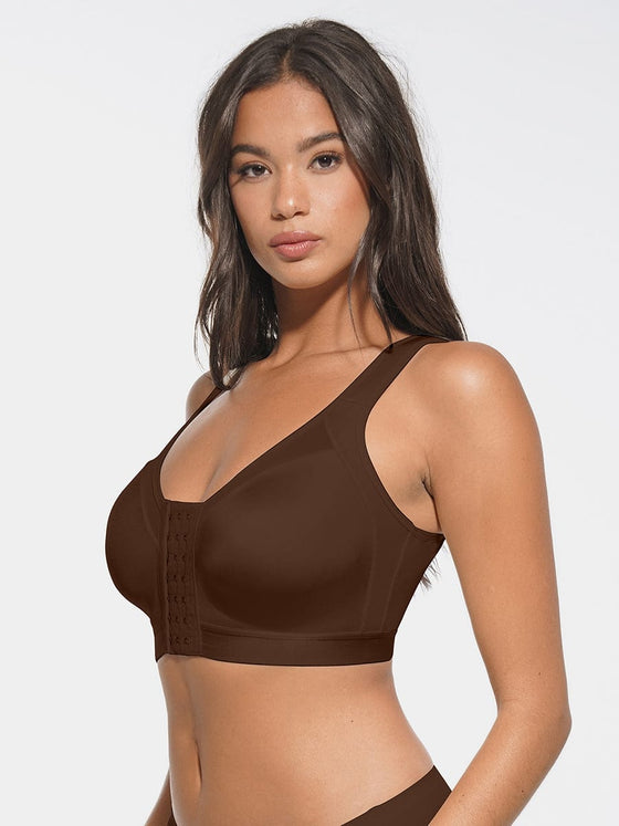 Wholesale Full Coverage Wireless No Padding Smooth Back & Side Support Post-Surgery Bra