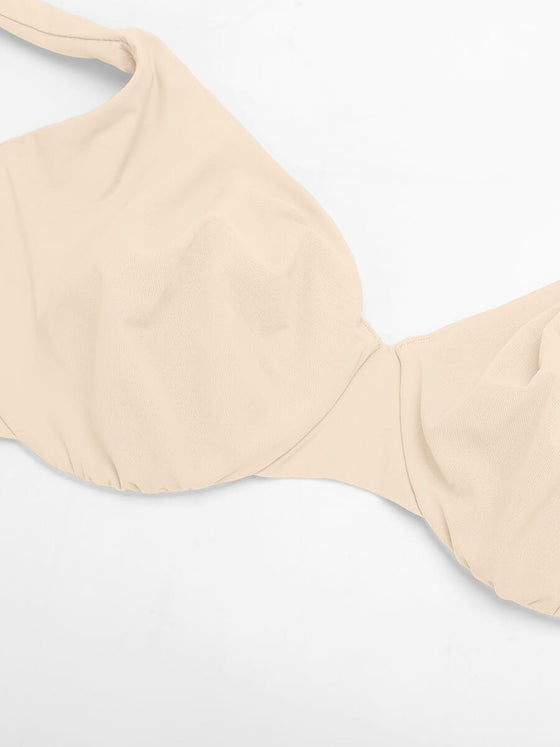 Wholesale Unpadded Underwired Deep V-Neck Side Support Bra