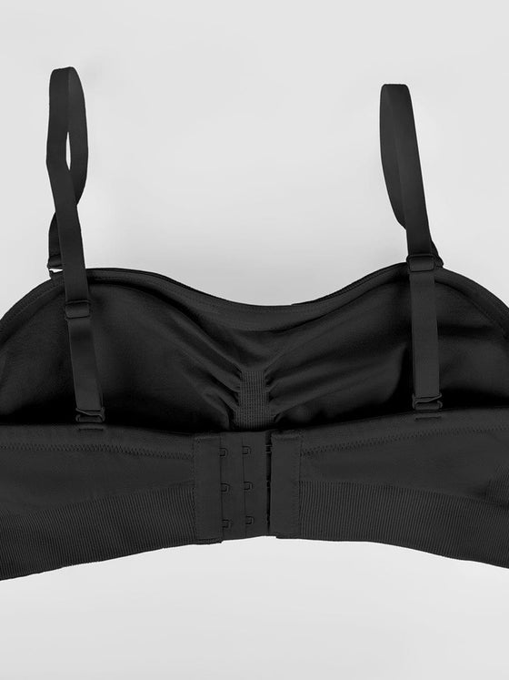 Wholesale Seamless Strapless Wireless Breast Support Bra with Removable Cup Pad