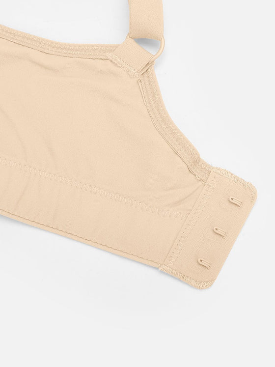 Wholesale Seamless Comfort Underarm Smoothing V-Neck Bralette with Adjustable Straps