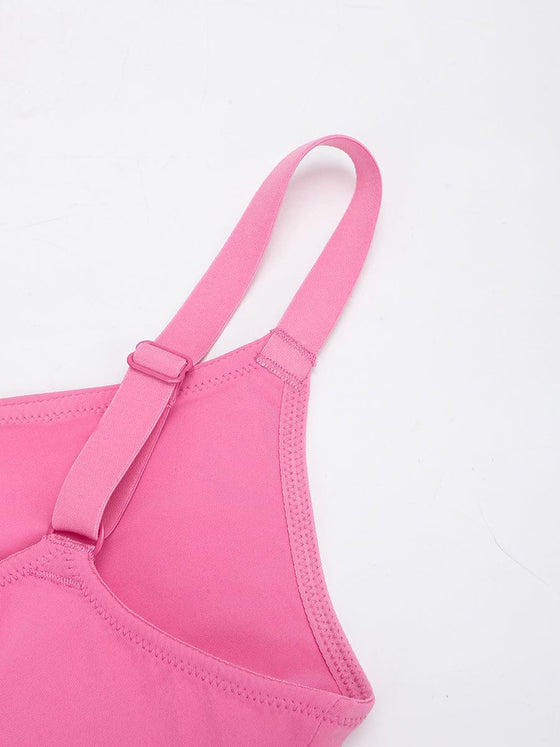 Wholesale Seamless Comfort Underarm Smoothing V-Neck Bralette with Adjustable Straps