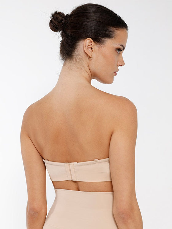 Wholesale Seamless Strapless Wireless Breast Support Bra with Removable Cup Pad