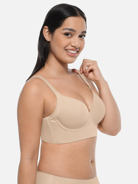 Wholesale Skin Underwire Push-Up Sculpting Uplift Hide Back Fat Full Coverage Bra