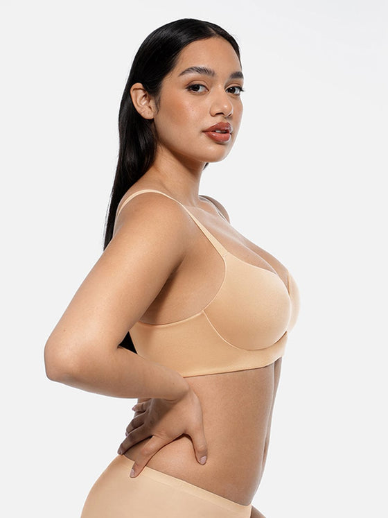 Wholesale Wireless Push Up Demi Coverage Bralettes Bra