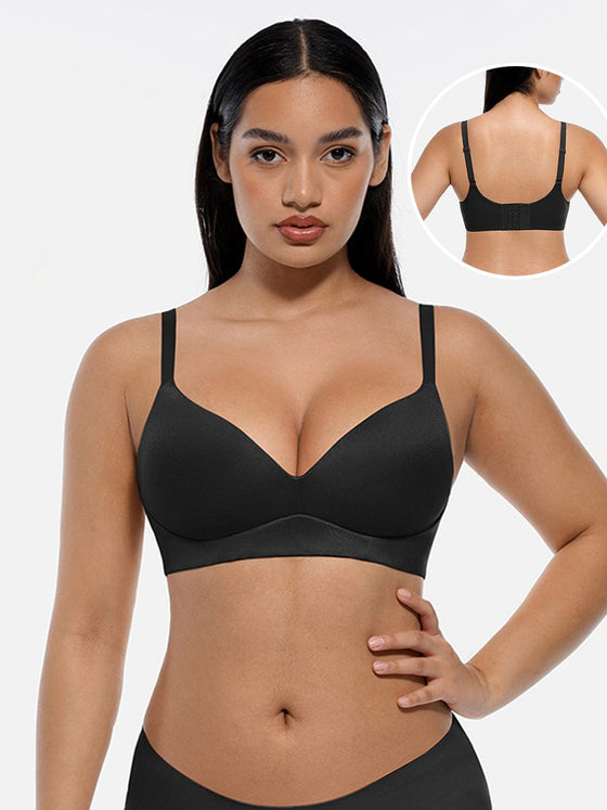 Wholesale Wireless Push Up Demi Coverage Bralettes Bra