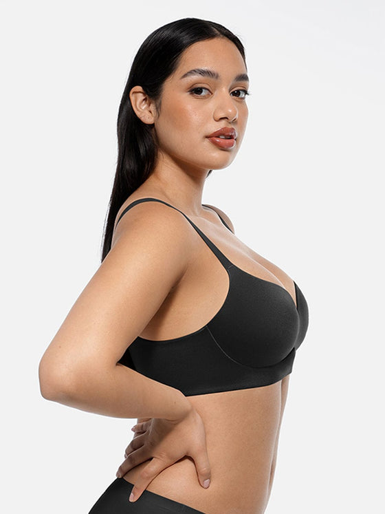 Wholesale Wireless Push Up Demi Coverage Bralettes Bra