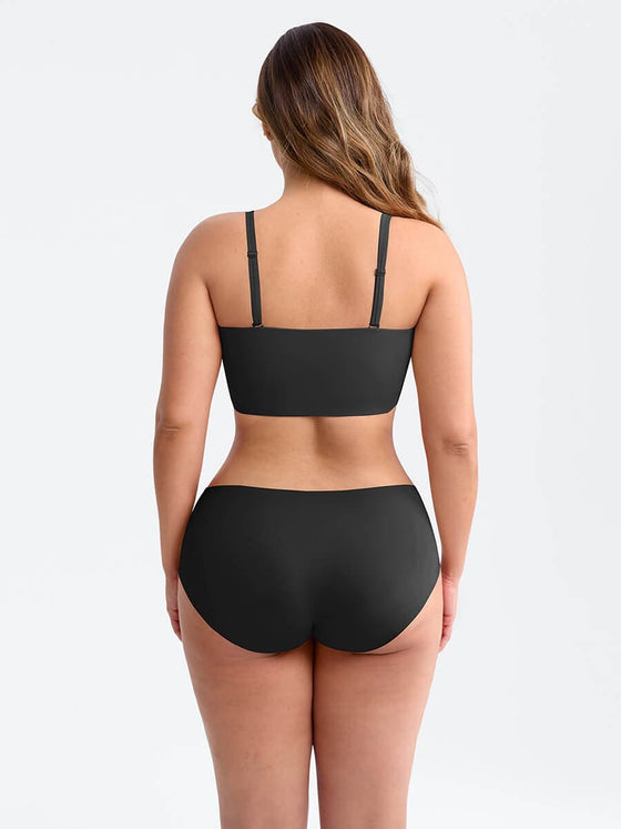 Wholesale Strapless Anti Slip Bandeau Bra Fixed Molded Cups FeelSoft Fabric Nipple Coverage