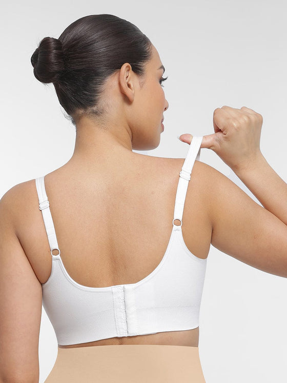 Wholesale Seamless Breast Support Back Fat Reduction Inner Bra With Removable cups