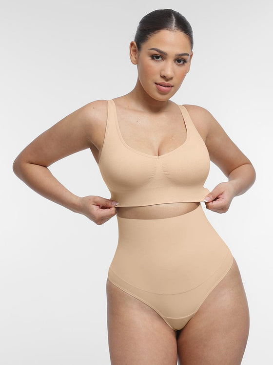 Wholesale Seamless Breast Support Back Fat Reduction Inner Bra With Removable cups