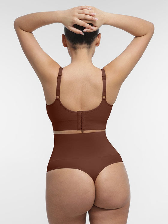 Wholesale Seamless Breast Support Back Fat Reduction Inner Bra With Removable cups