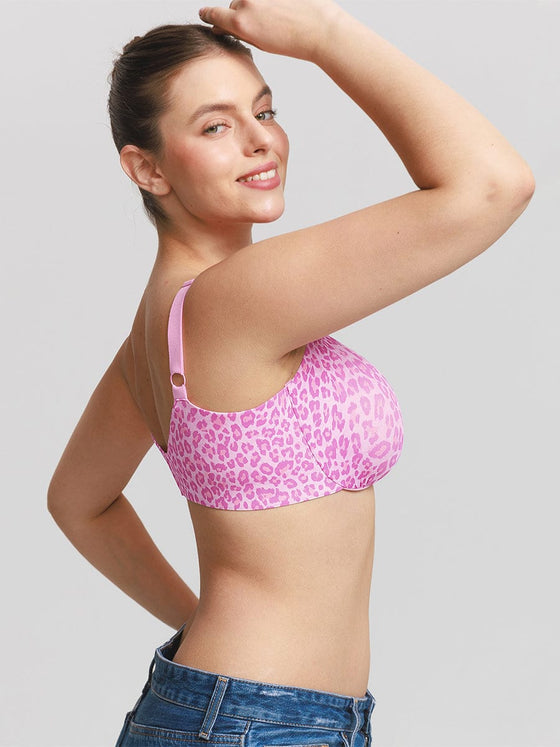 Wholesale Unpadded Underwired Deep V-Neck Side Support Bra