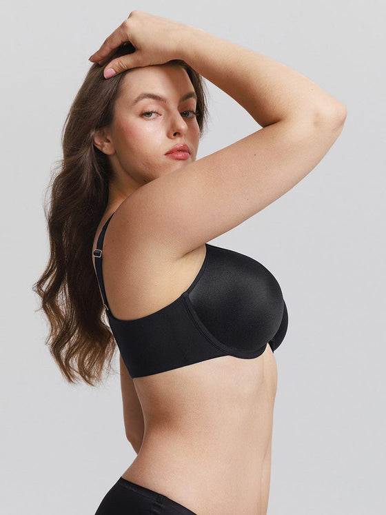 Wholesale Full Coverage Underwire Bra Memory Foam Cup Side Support Wide Strap