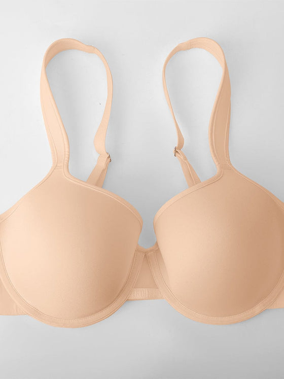 Wholesale Full Coverage Underwire Bra Memory Foam Cup Side Support Wide Strap